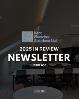 2025 has been a year built on progress, people and performance.
In our latest newsletter, you see how your projects benefit from consistent delivery across commercial developments, heritage sites and essential community spaces throughout London and the South East.

You will also see how improved systems such as Countfire quoting support faster turnaround times, clearer communication and better project visibility from day one. Alongside project delivery, you will read about the team behind the work, including continued investment in training, career development and a strong site culture.

Read the full newsletter and see how we can support your next project.

#KentElectricalSolutions #CommercialElectrical #ElectricalContractors #Newsletter