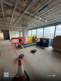 12th Floor Progress Update, The MET Building. 
Work on the 12th floor at The MET Building is ahead of schedule, keeping the project moving forward without delay. 

All lighting is now on site and ready for installation as the ceiling installation takes place over the next few days.

Our team has marked out the exact position of every light on the floor, ensuring precise cut outs and efficient cable identification once the ceiling is in place. This level of preparation reduces installation time, maintains alignment accuracy and keeps the programme on track.

More updates from the MET Building project will follow soon as work continues to progress.

kentelectricalsolutions.co.uk

#KentElectricalSolutions #CommercialElectrical #ElectricalContractors
