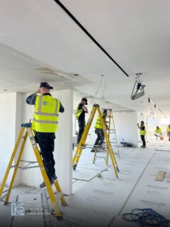 Testing and verification are well underway on this MET building as we prepare the lighting systems for commissioning next week.

At this stage, your lighting installation needs more than just power. We carry out full testing to confirm circuits, controls, and fittings are operating as designed. This includes checking switching arrangements, emergency lighting functionality and ensuring everything aligns with the project specification and current regulations.

By completing these checks ahead of commissioning, you avoid delays on site and give the wider project team confidence that the installation is ready for final sign-off. We coordinate closely with site management to keep everything moving in line with programme requirements.

If you are approaching commissioning on your project and need a reliable team to deliver it properly, get in touch.

Call 01474 878352 or visit kentelectricalsolutions.co.uk

#KentElectricalSolutions #CommercialLighting #SiteTesting