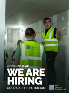 We're looking for an electrician.

You'll need to be a Gold Card Electrician with around 3 to 5 years' experience after qualifying. You should be confident working on your own, but also happy working with the rest of the team. There'll be times when you'll lead a job and help our apprentices along the way.

It would be great if you've got your 2391, but it's not a deal breaker.

You'll also need to be comfortable completing NICEIC certificates on an iPad and happy travelling to London and the surrounding areas when the job calls for it.

We're looking for someone who turns up on time, does the job properly and wants to work with people who care about the standard of their work.

If that's you, send us a message or email your CV to - 📧 sonny@kentelectricalsolutions.co.uk

Alternatively, you can send your CV to the below email addresses...

📧 nathanbath@kentelectricalsolutions.co.uk
📧 lauren@kentelectricalsolutions.co.uk

#KentElectricalSolutions