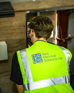Most of our work happens away from the finished photos.

It’s the time on site, checking the details, working through the job and making sure everything is done properly.

This is a more familiar view for us. Hi-vis on, tools out, getting on with the work.

We thought we’d share a little more of what goes on behind the scenes at Kent Electrical Solutions.

#KentElectricalSolutions