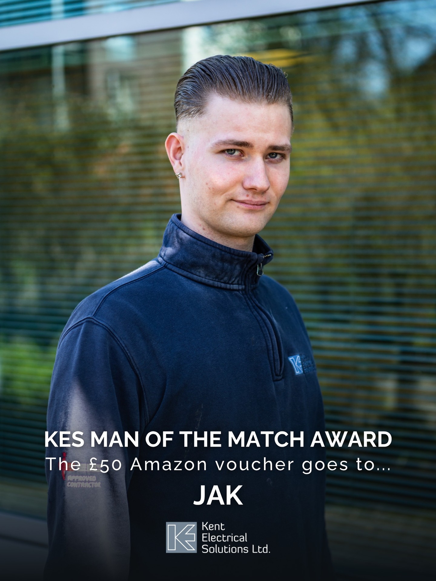 The results are in for our first KES MOTM Award, voted for by the team.

It was good to see every member of the team receive at least one vote. This award gives our people the chance to recognise the work they see from each other every day.

Our September winner is Jak, who receives a £50 Amazon voucher. 🏆

Jak stepped in to cover Henri at Finsbury Gym while he was on annual leave, completed neat work installing the new MCCB panel at Ealing Hospital, and put in a strong effort at HMP Send.

A mention also goes to George, who was a close runner up. 
The team recognised his leadership across several projects and his hard work at Ealing Hospital.

Well done, Jak and George. 
We’re proud to have you both on the team. 💪🏼

#Team