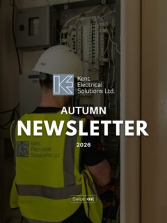 Our Autumn Newsletter is here, and there’s plenty to share from Kent Electrical Solutions. 🍂

In this edition, we look at updates to electrical safety standards and what they mean for those responsible for commissioning electrical work. We also share news of our NICEIC accreditation renewal and opportunities for qualified electricians to join our growing team.

There’s recognition for the people behind our work, too. Congratulations to Jak, September’s KES MOTM Award winner, and George, our close runner up. Both received recognition from their colleagues for their hard work across recent projects.

Take a few minutes to read the newsletter and catch up with what’s happening across KES this autumn.

#KentElectricalSolutions